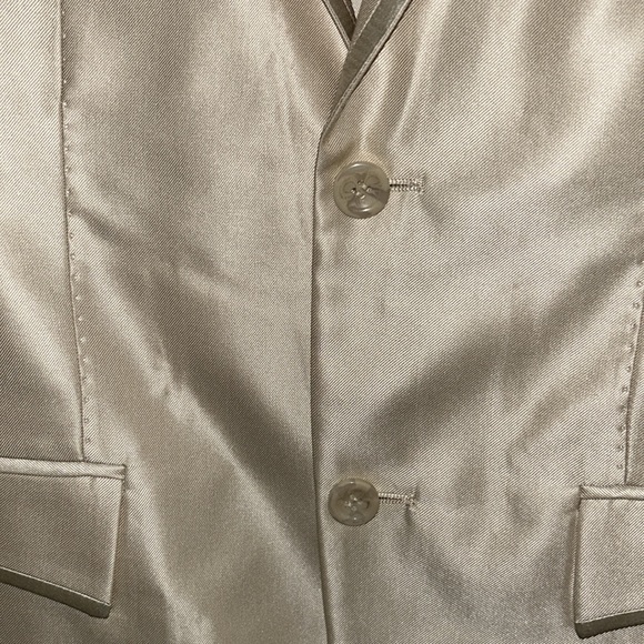 Vinci Sharkskin Metallic 2-Piece Tuxedo/Suit - Picture 9 of 16